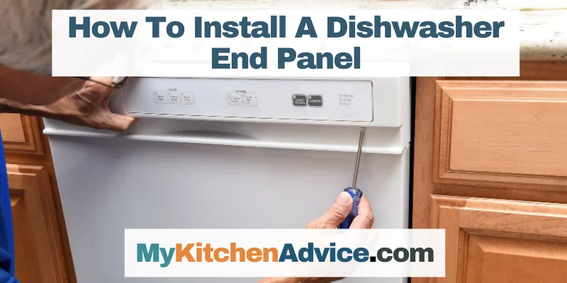 How To Install A Dishwasher End Panel